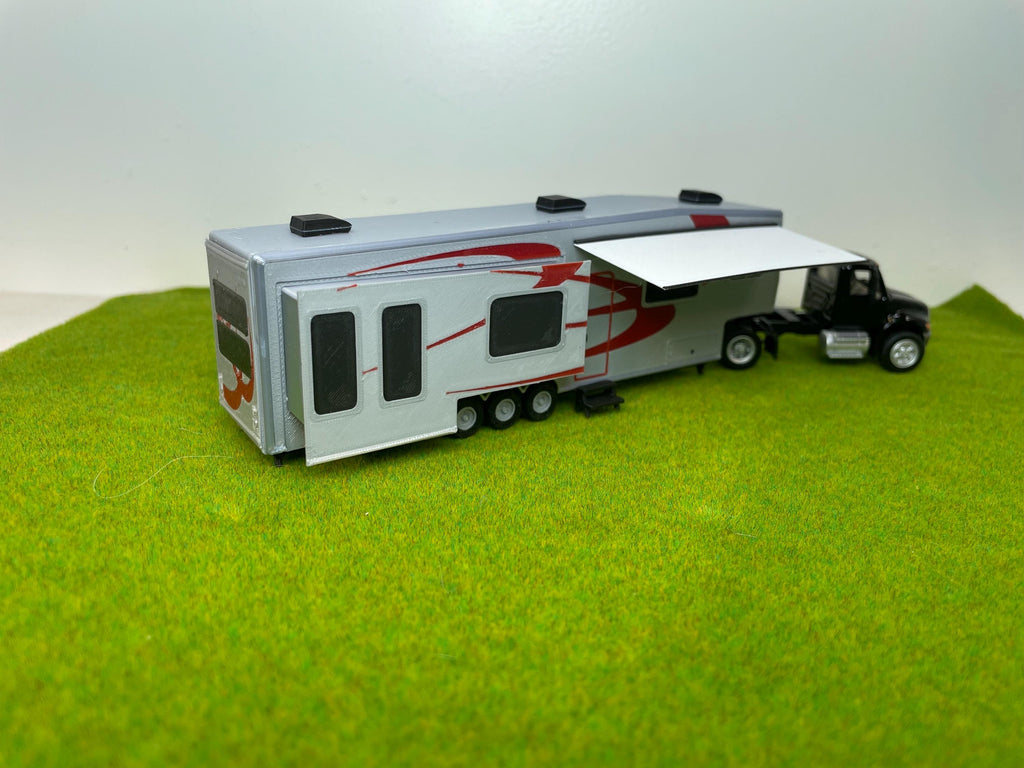 HO Scale 5th Wheel Camper Trailer Kit 1/87