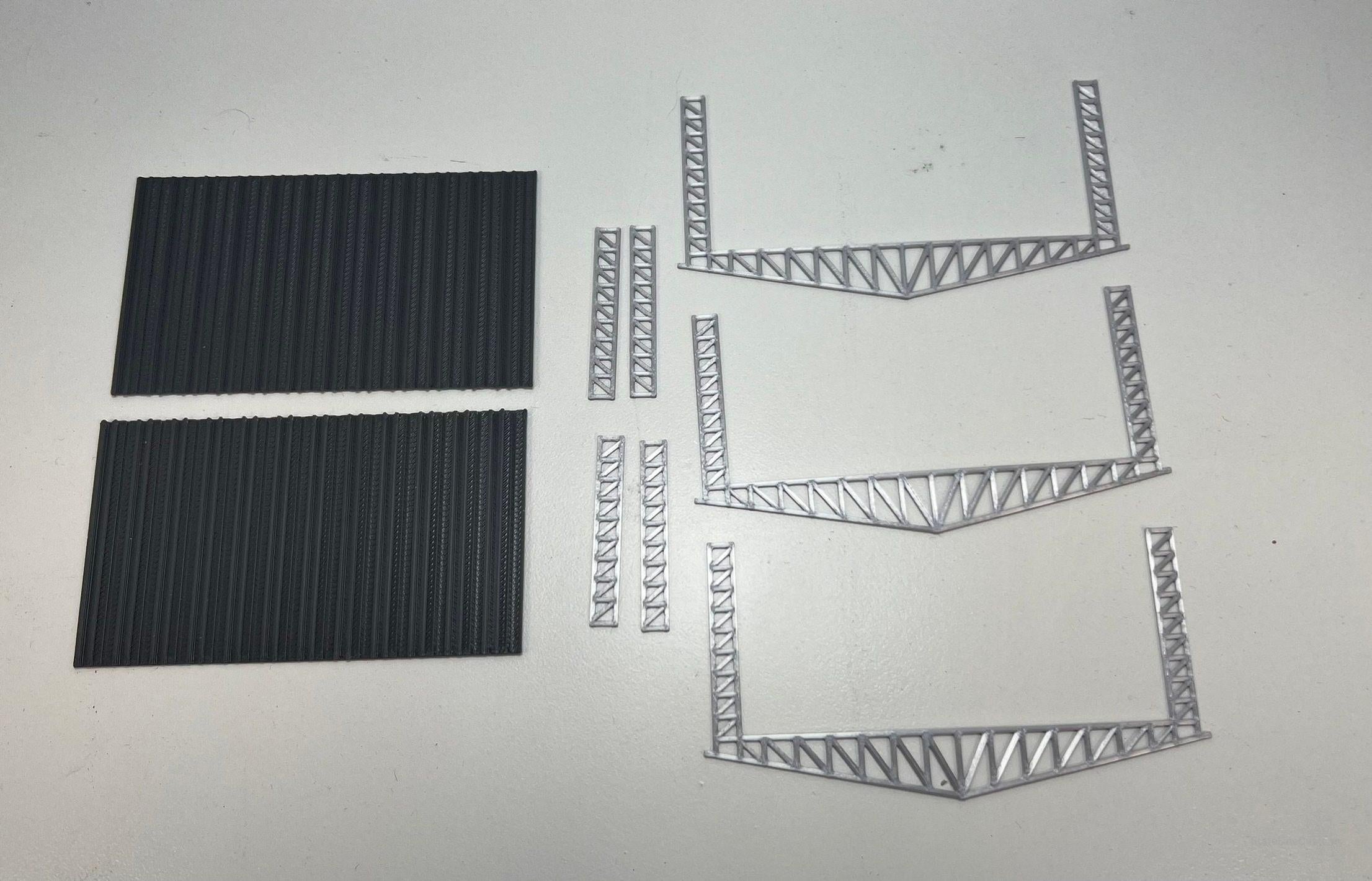 HO Scale Covered Buidling for train layout.