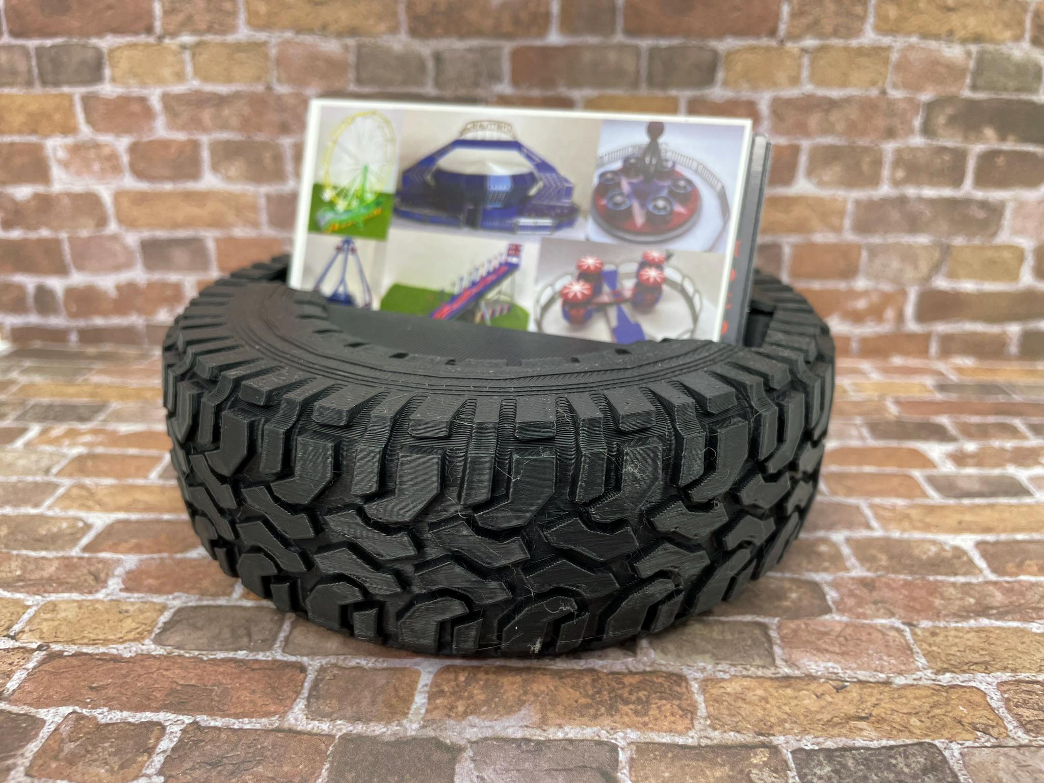 Tire Business Card Holder