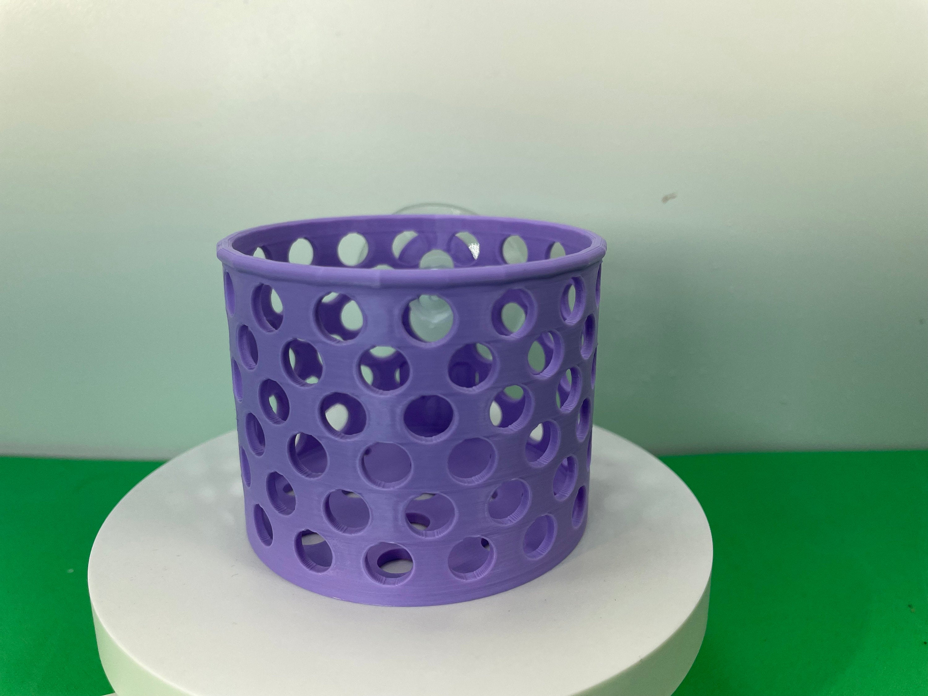 Shower Steamer Holder. Shower Suction Cup Basket.