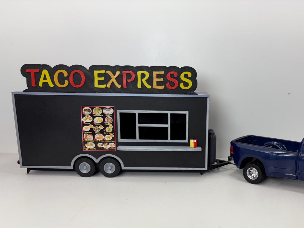 1/32 Food Trailer for Model Layouts and Dioramas Taco Express