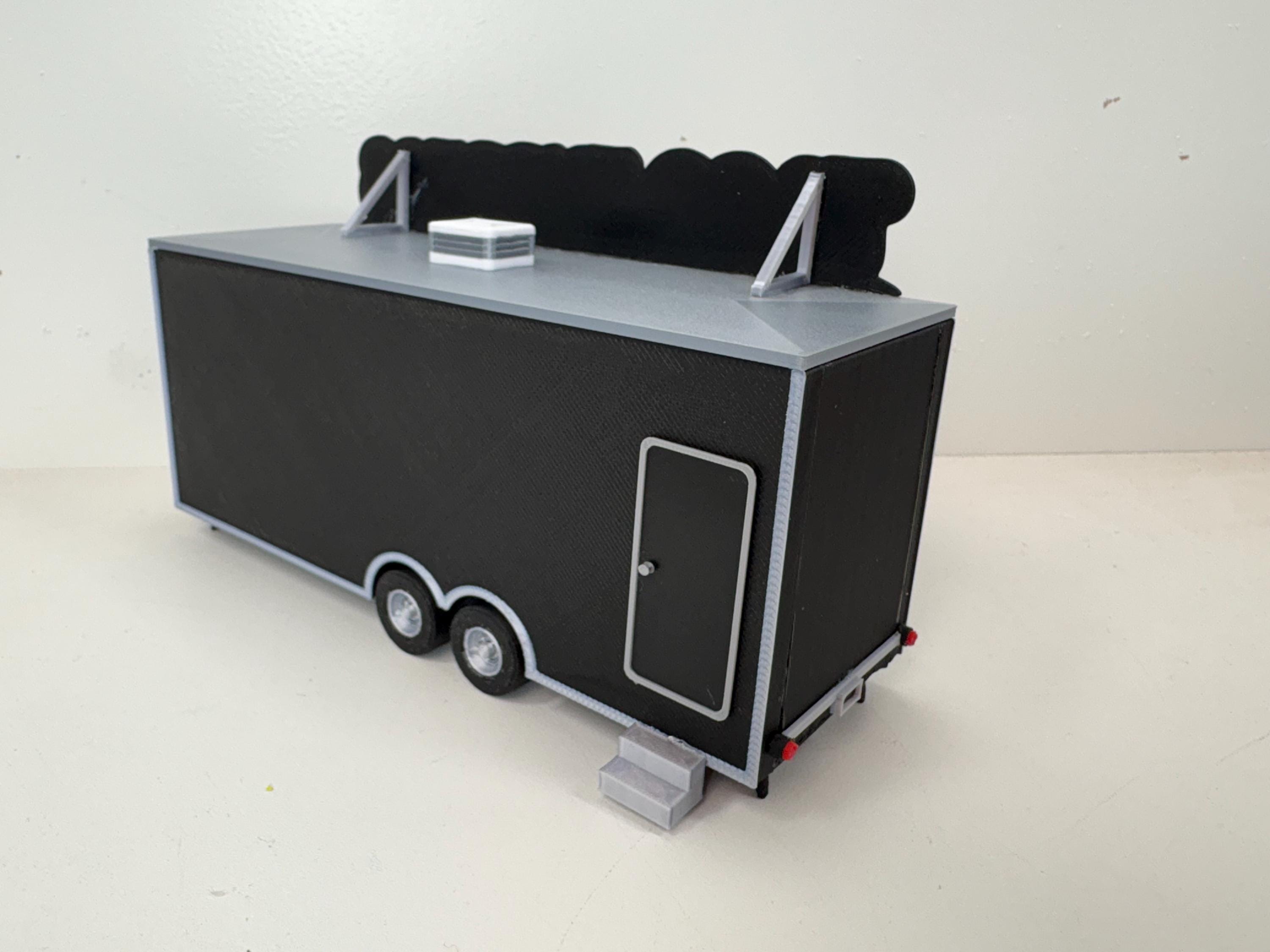 1/48 Food Trailer for Model Layouts and Dioramas Taco Express