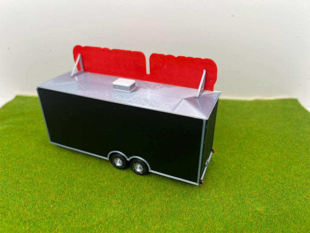 1/64 Food Trailer for Model Layouts and Dioramas Smash Burgers