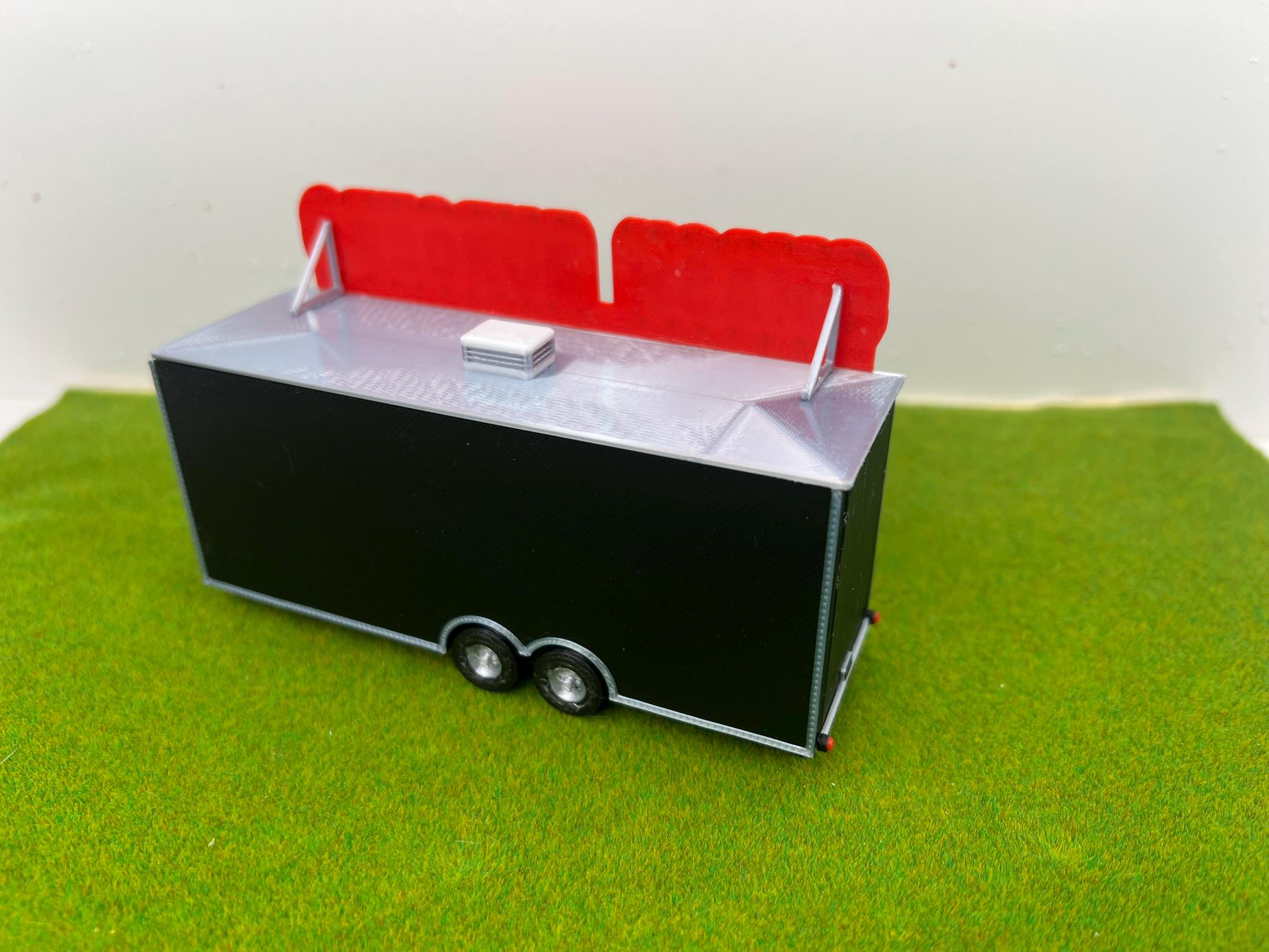 1/64 Food Trailer for Model Layouts and Dioramas Smash Burgers