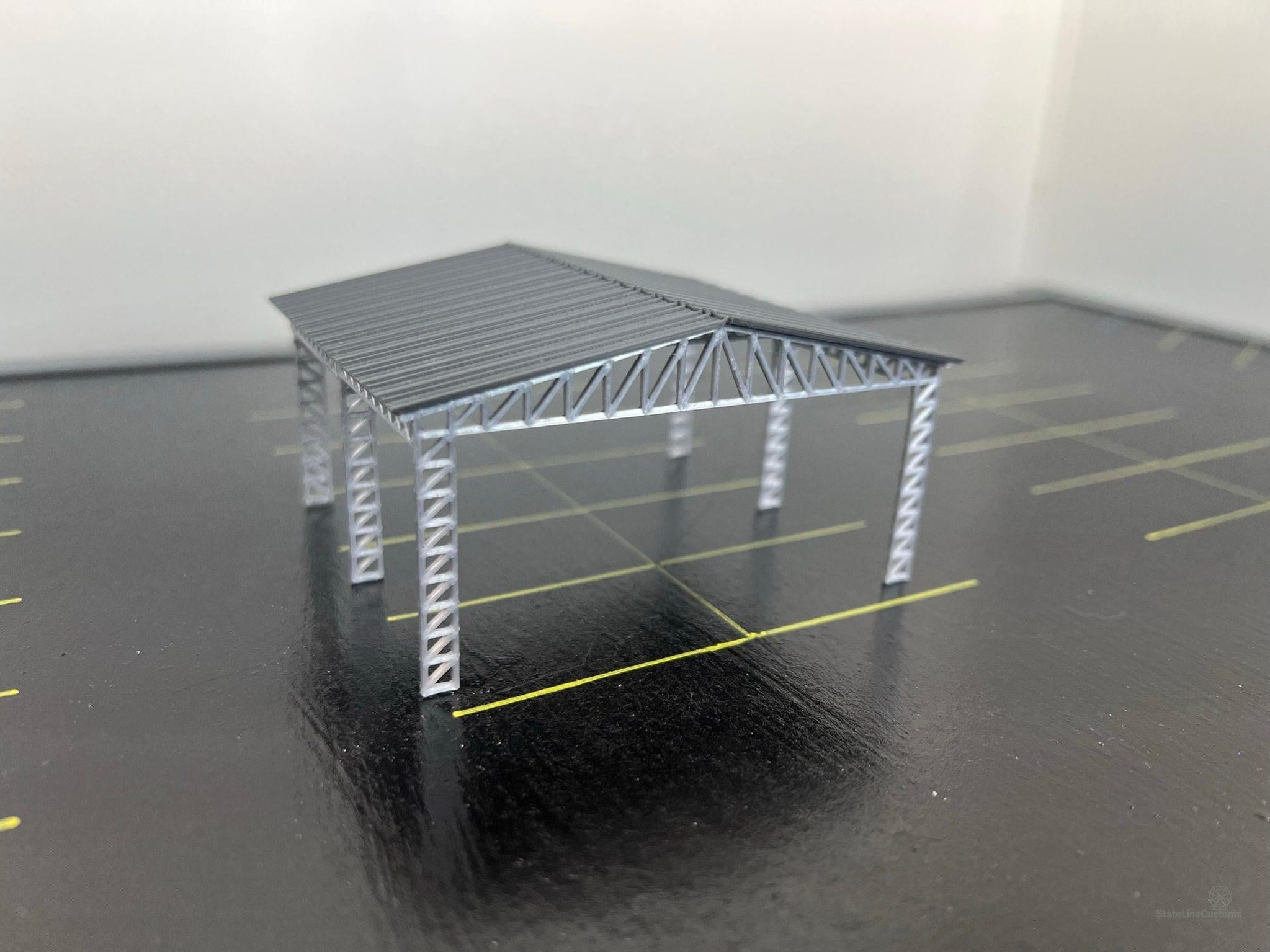 HO Scale Covered Buidling for train layout.