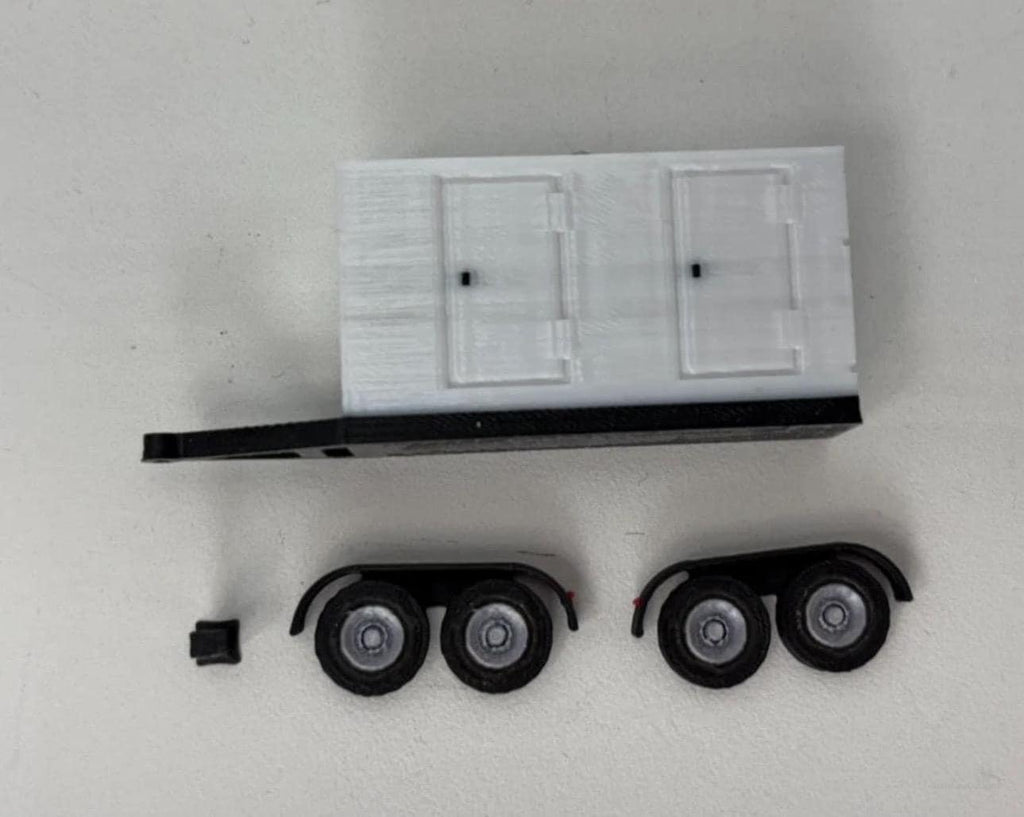 HO Scale Small Generator Trailer Kit.