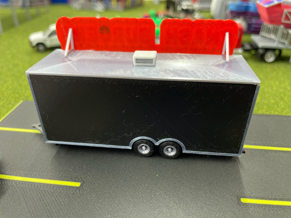 HO Scale Food Trailer for Model Train Layouts and Dioramas Smash Burger