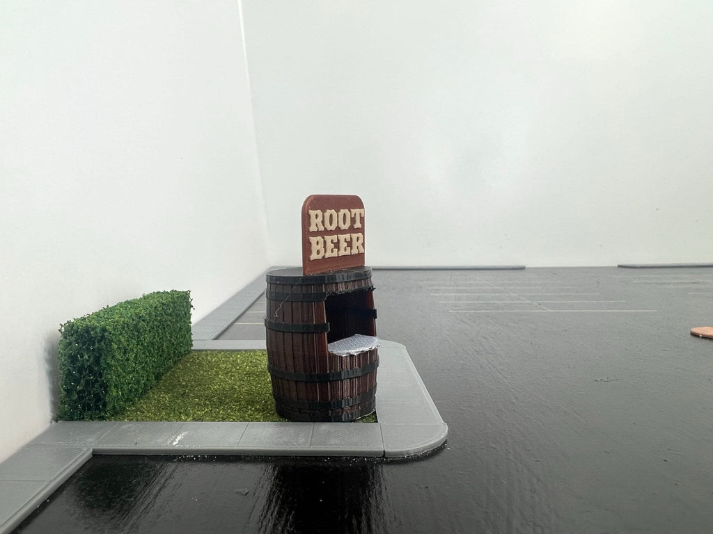 HO Scale Root Beer Stand for Model Train Layouts and Dioramas