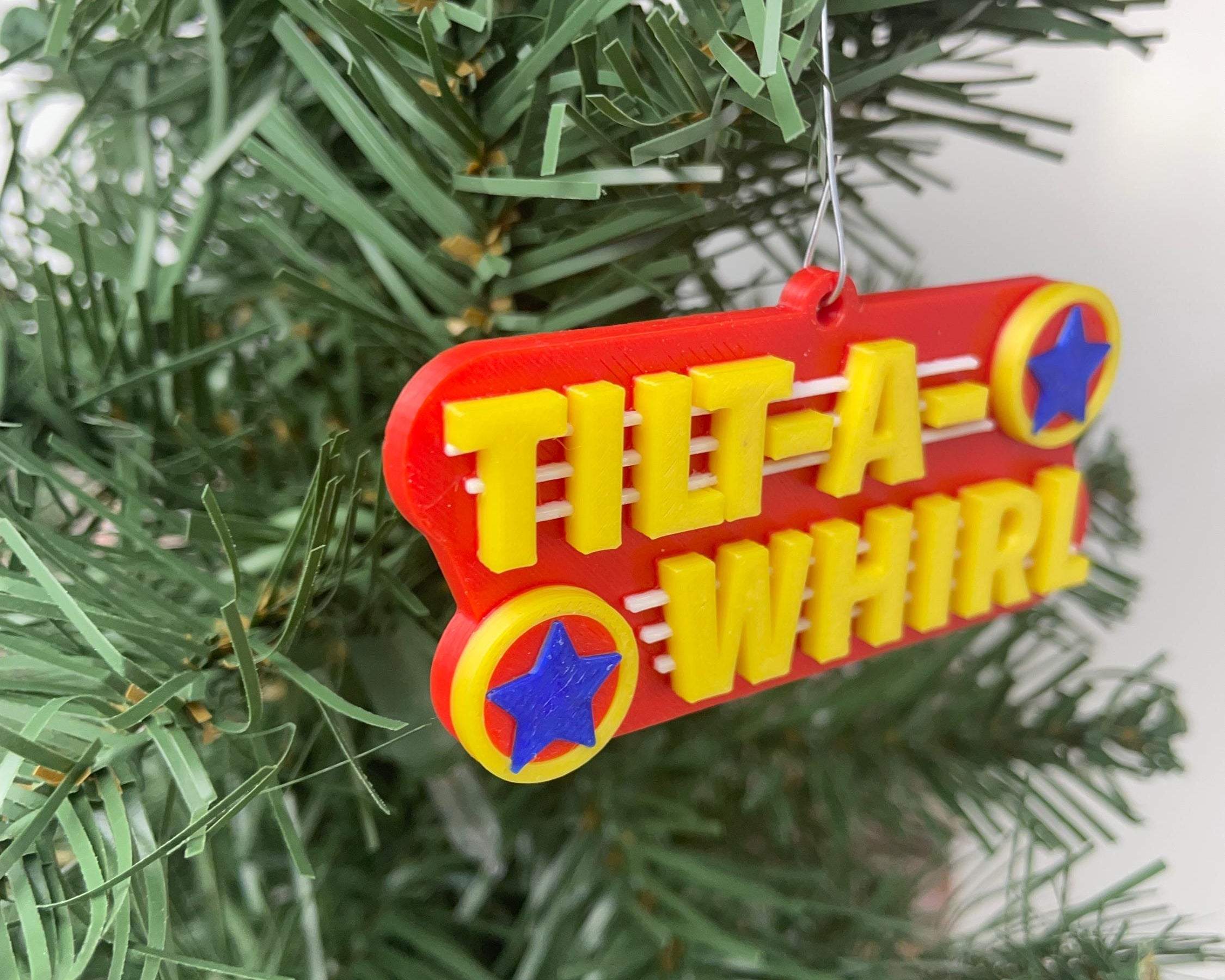 Tilt A Whirl Tub Christmas Ornament!