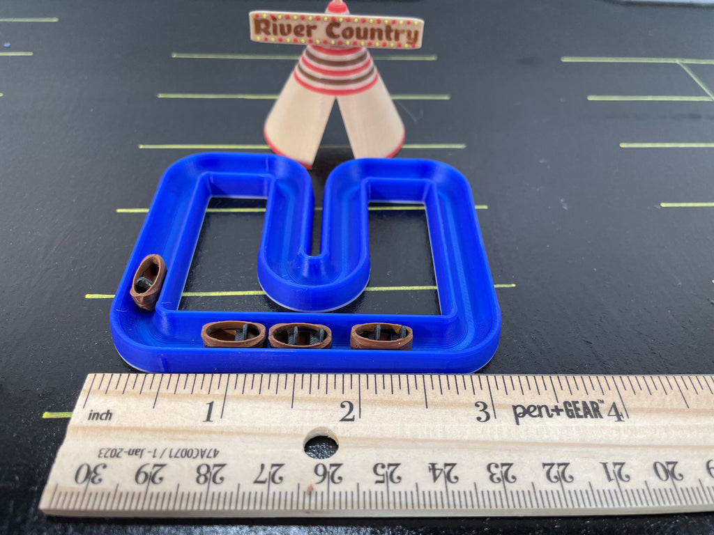 HO Scale Kiddie Boat Ride for Model Train Layouts and Dioramas