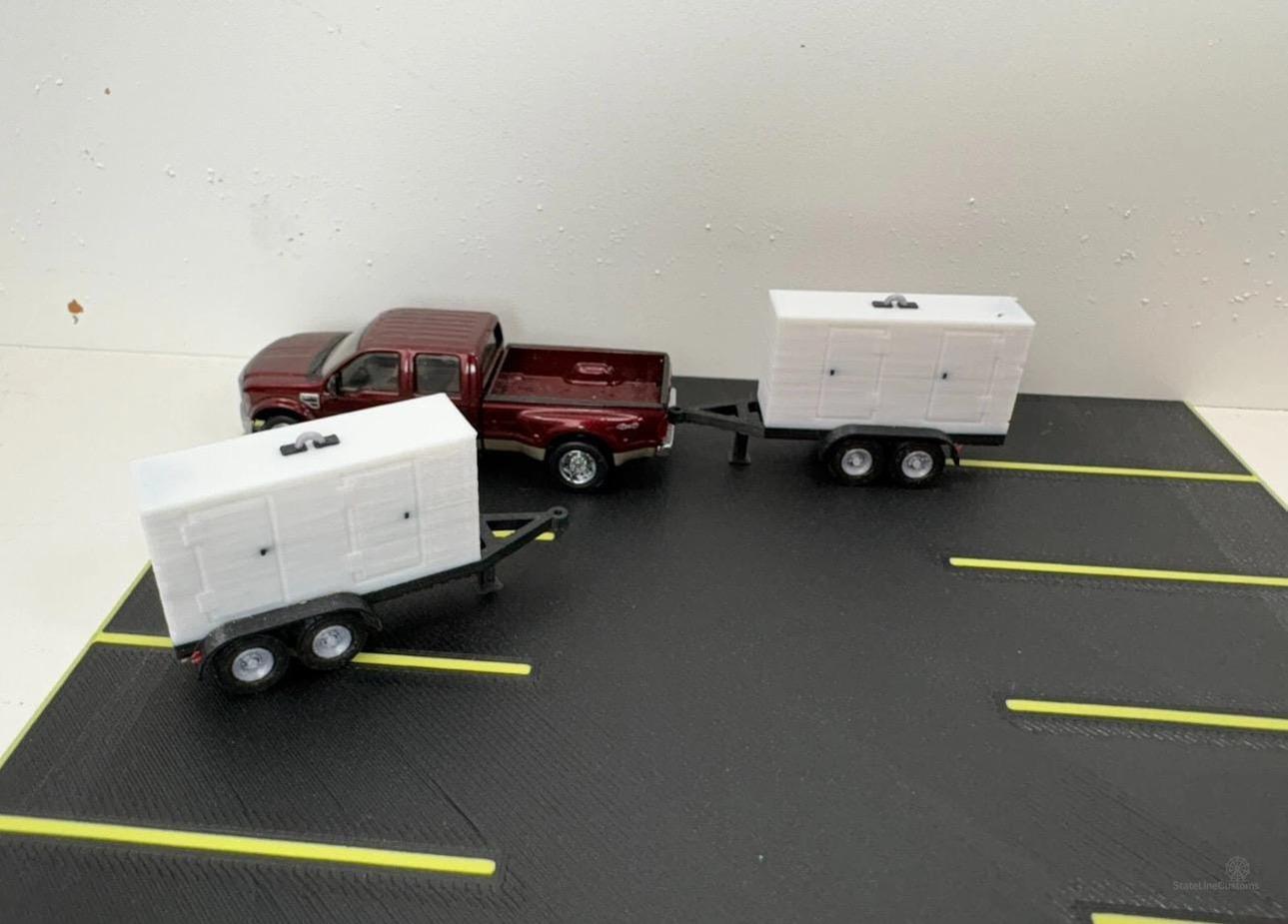 HO Scale Small Generator Trailer Kit.