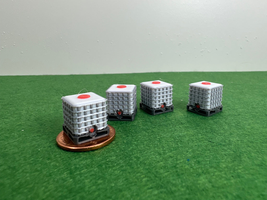 HO Scale IBC Tote (4 pack)