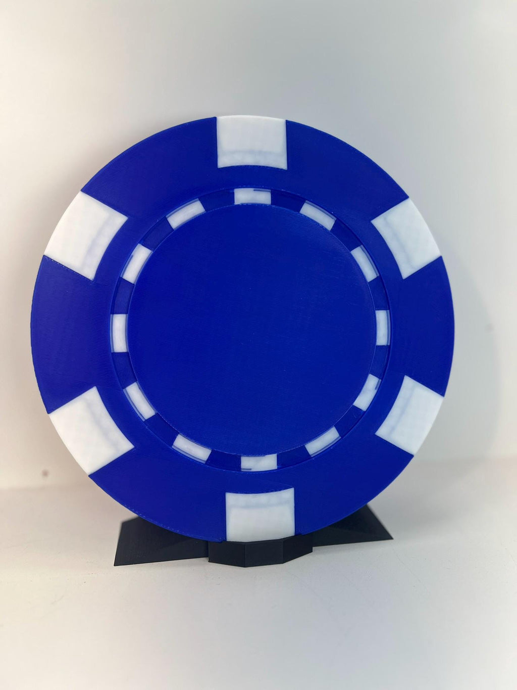 Large Poker Chip Art: Custom Casino Room Decor (9-Inch)