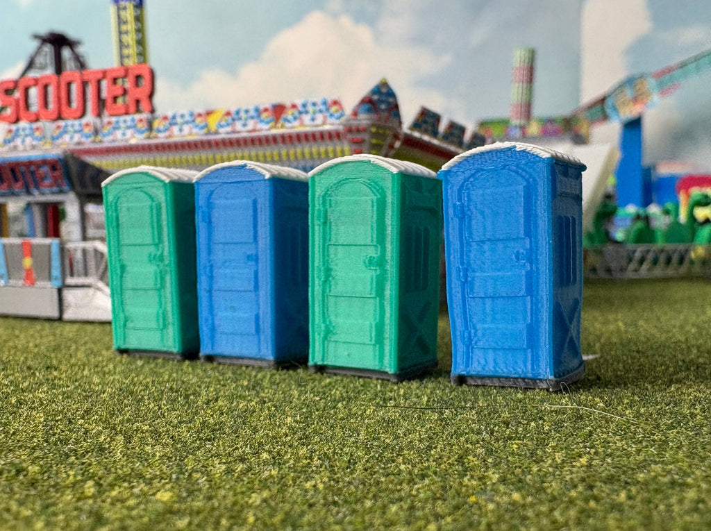 HO Scale Porta Potty. (2 Pack)