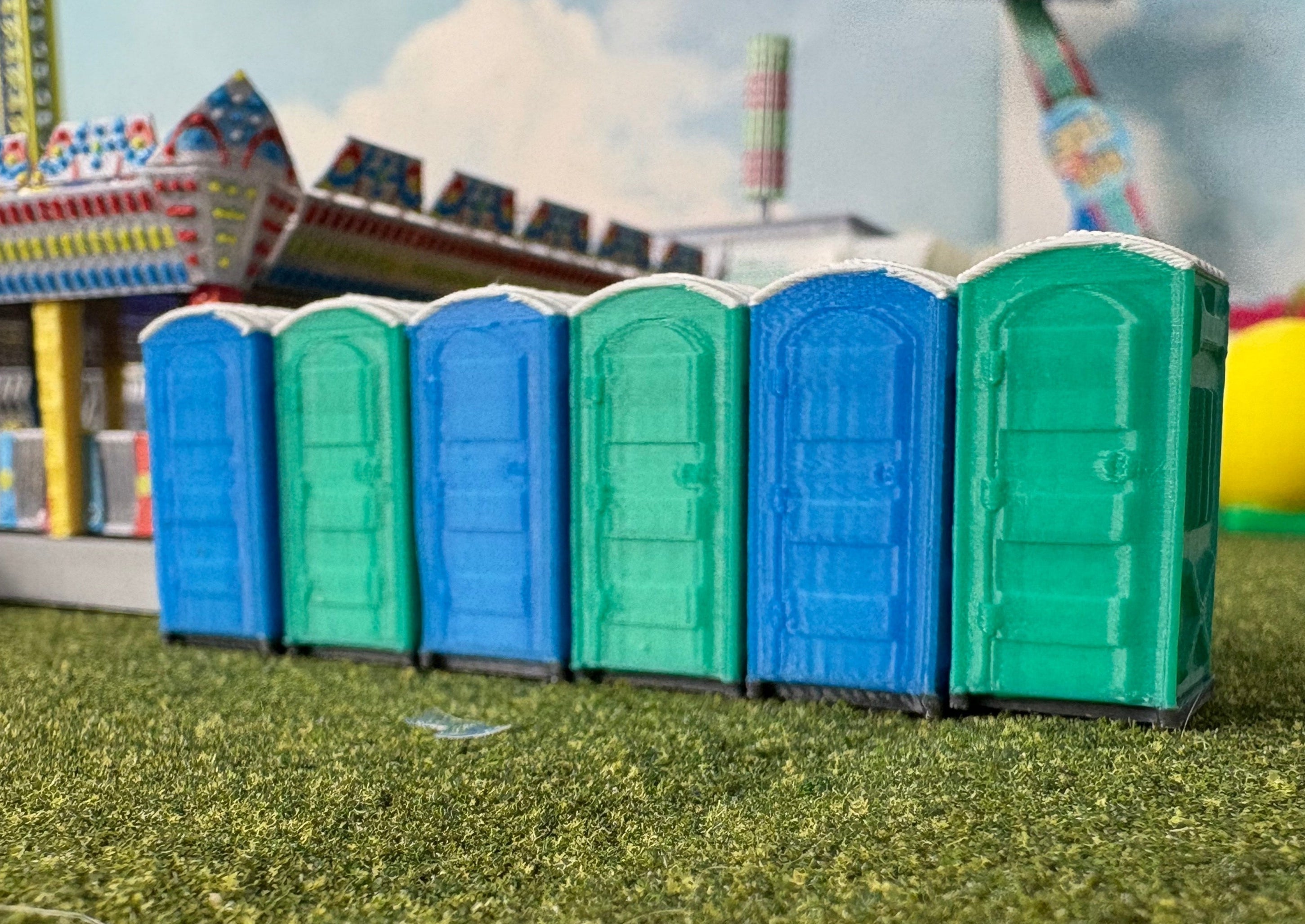 HO Scale Porta Potty. (2 Pack)