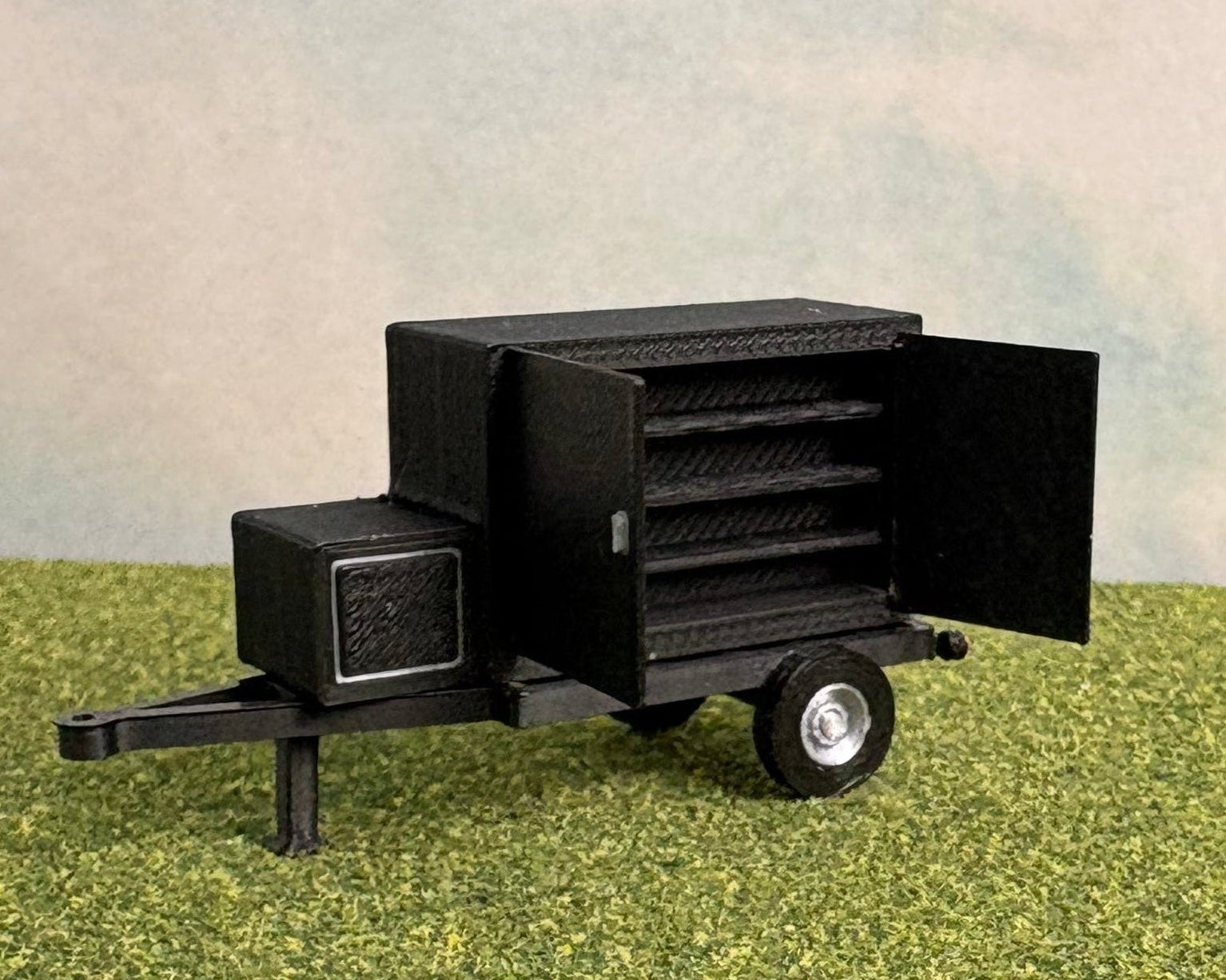HO Scale BBQ Smoker Trailer – StateLineCustoms