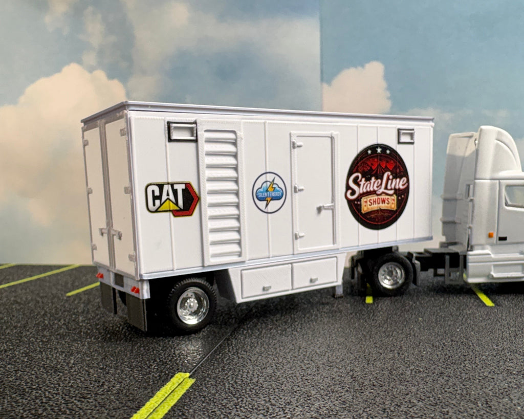 HO Scale PUP Generator Trailer Kit (Custom Graphics)