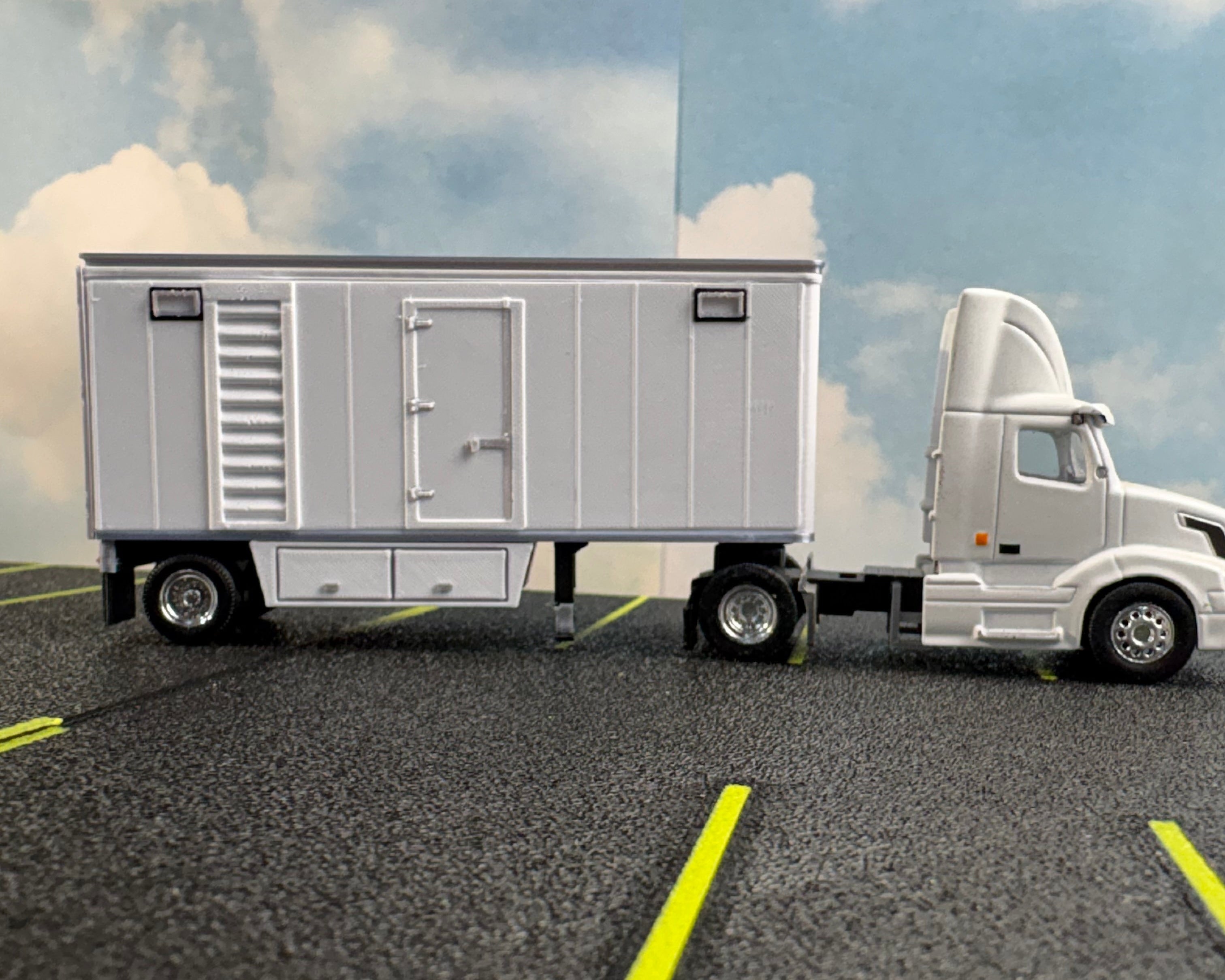 HO Scale PUP Generator Trailer Kit