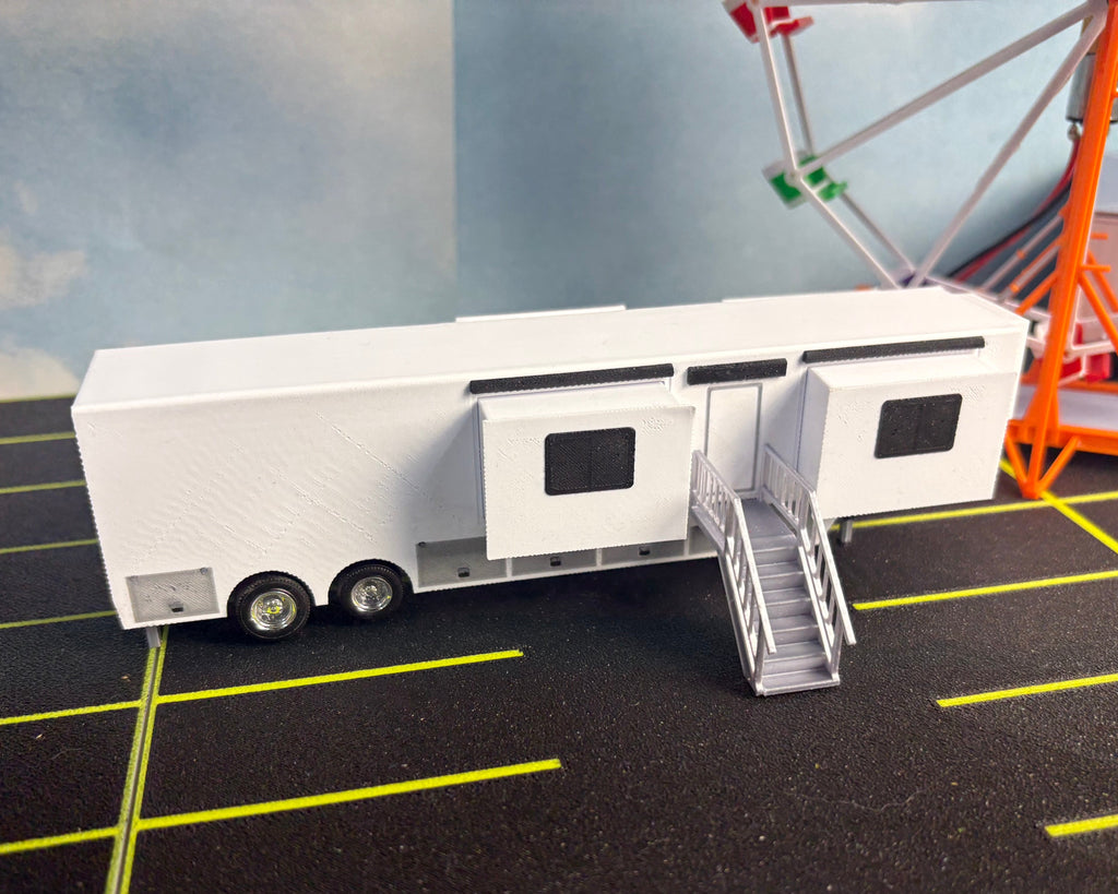 HO Scale Office Trailer (white)