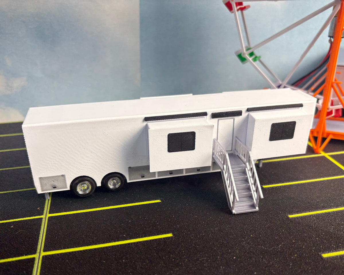 HO Scale Office Trailer (white)