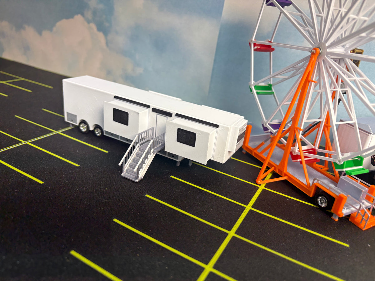 HO Scale Office Trailer (white)