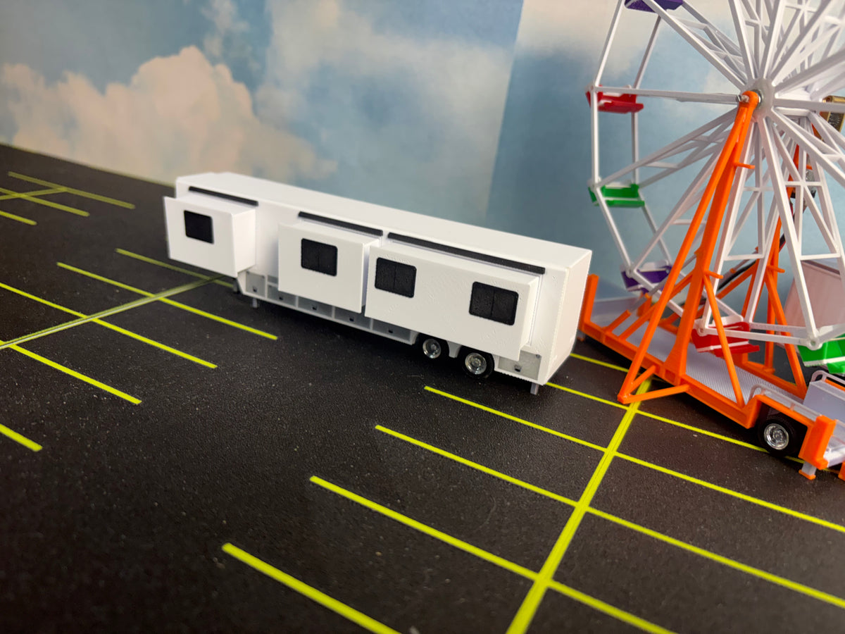 HO Scale Office Trailer (white)