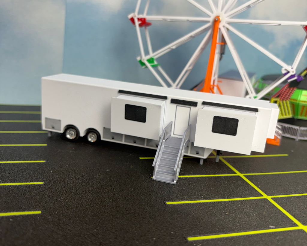 HO Scale Office Trailer (white)