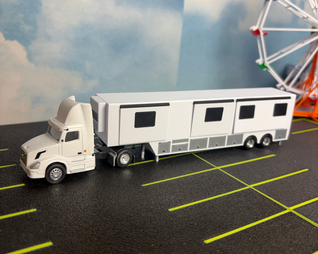 HO Scale Office Trailer (white)