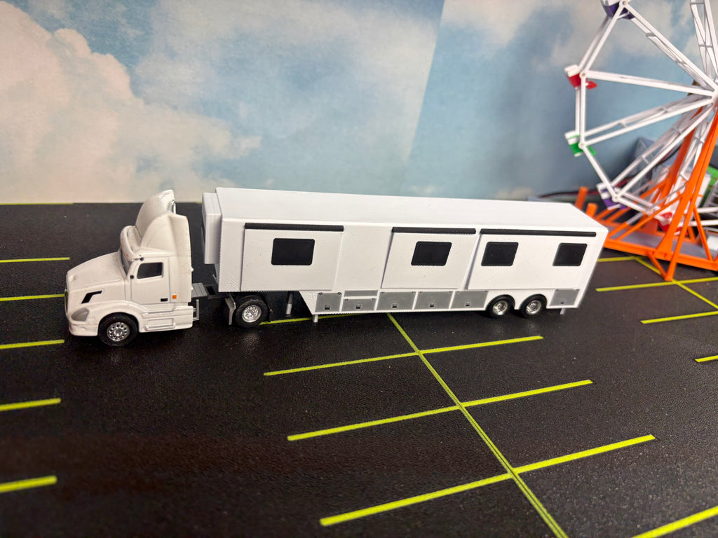 HO Scale Office Trailer (white)