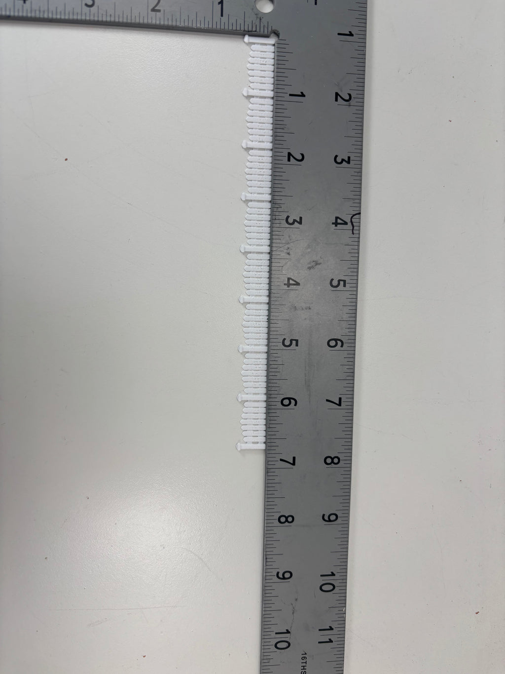 HO Scale White Picket Fence (3 pack)