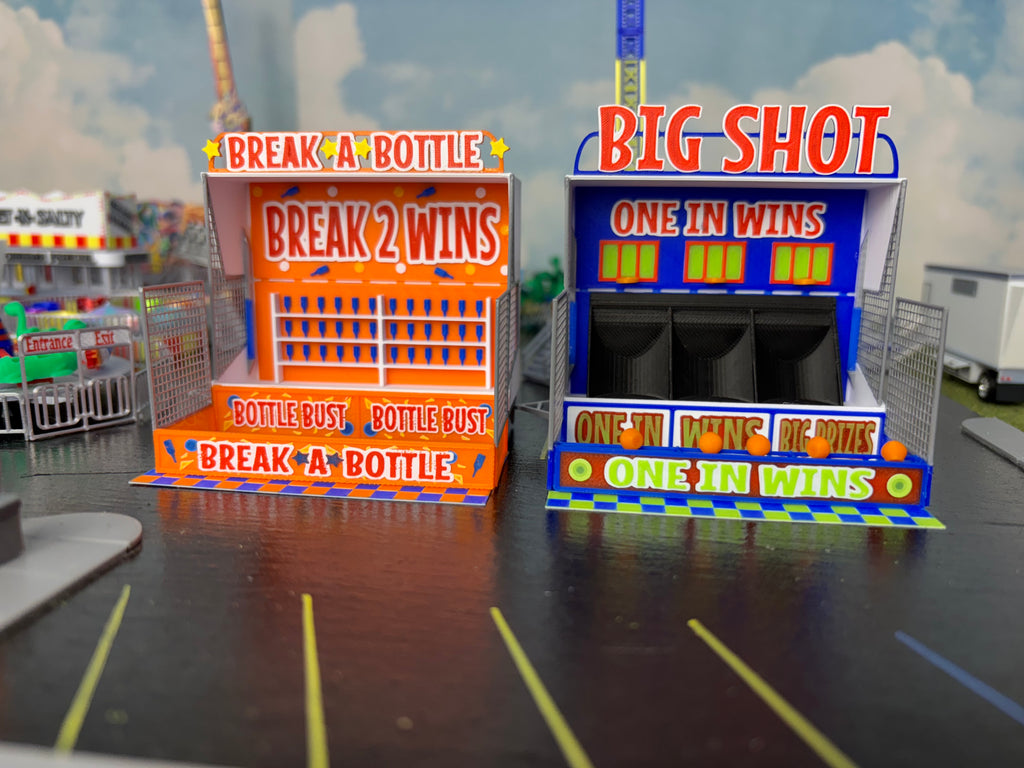 HO Scale Big Shot Game Booth