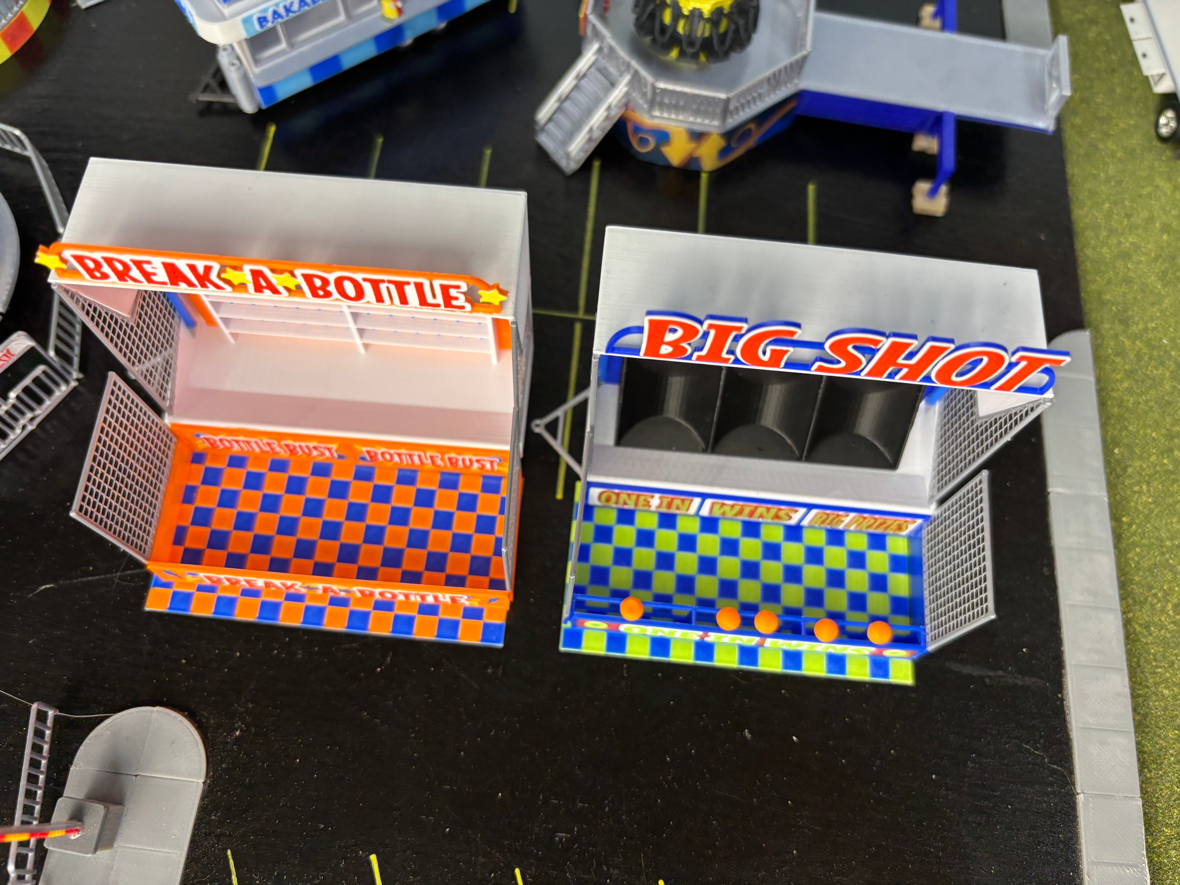 HO Scale Big Shot Game Booth