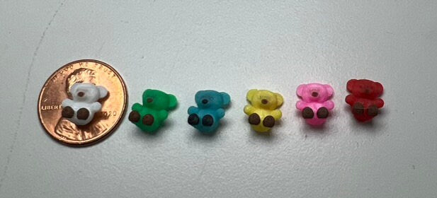 HO Scale Bear Prize for carnival game (8 pack)