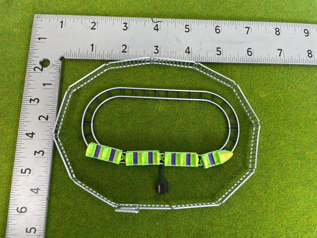 HO Scale Kiddie Jet Train Ride for Model Train Layouts and Dioramas Kit 1/87