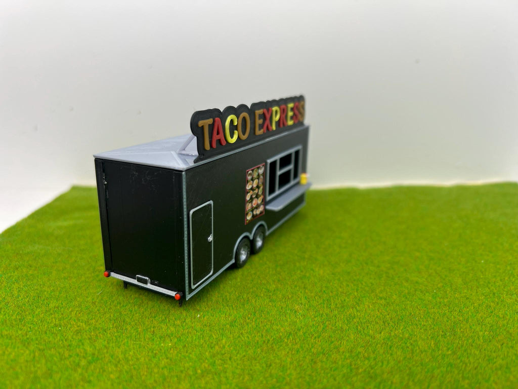 1/64 Food Trailer for Model Layouts and Dioramas Taco Express