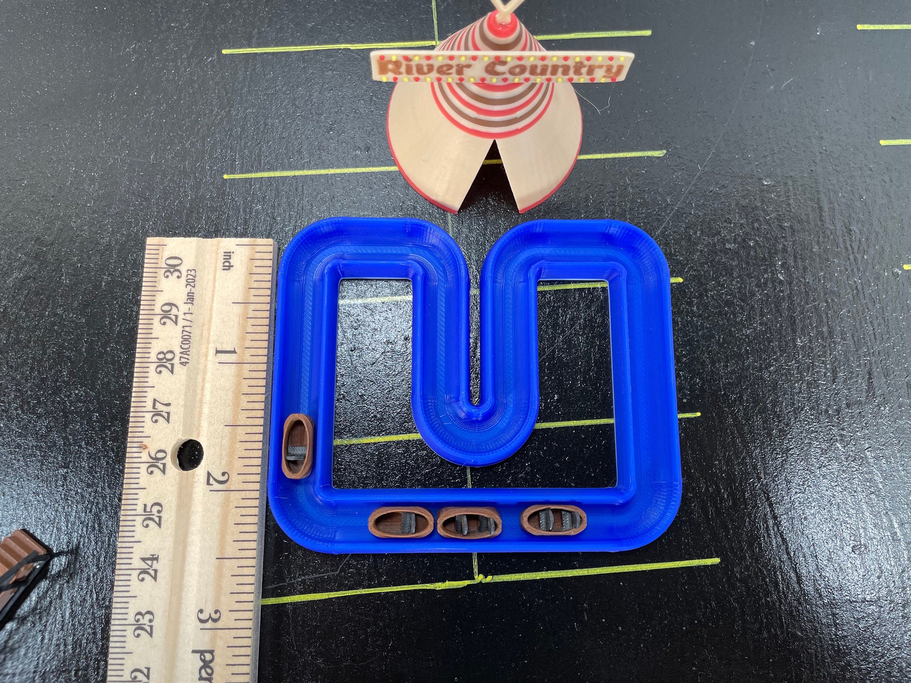 HO Scale Kiddie Boat Ride for Model Train Layouts and Dioramas